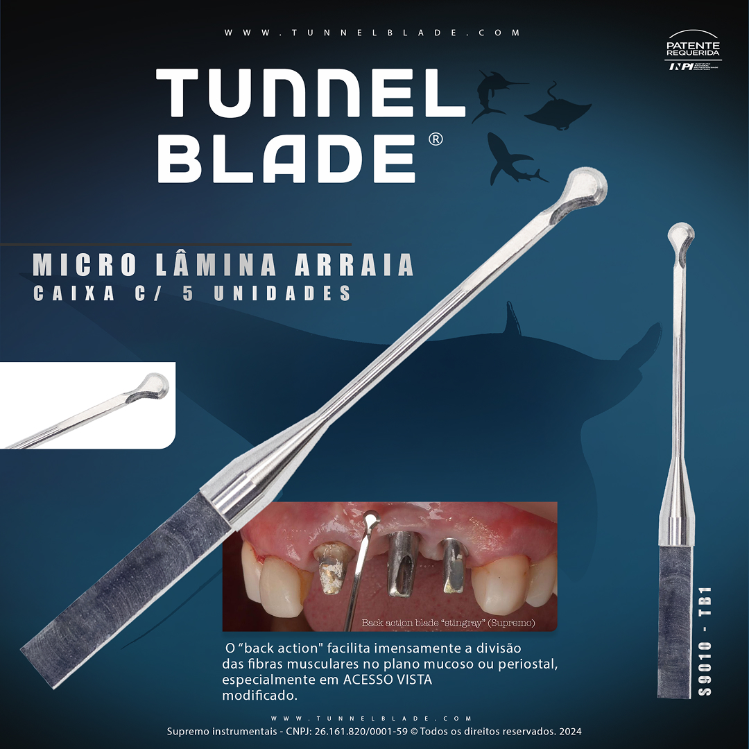 Мікролеза Tunnel Blade TB1 (Arraia / Скат) — Упаковка 5 шт